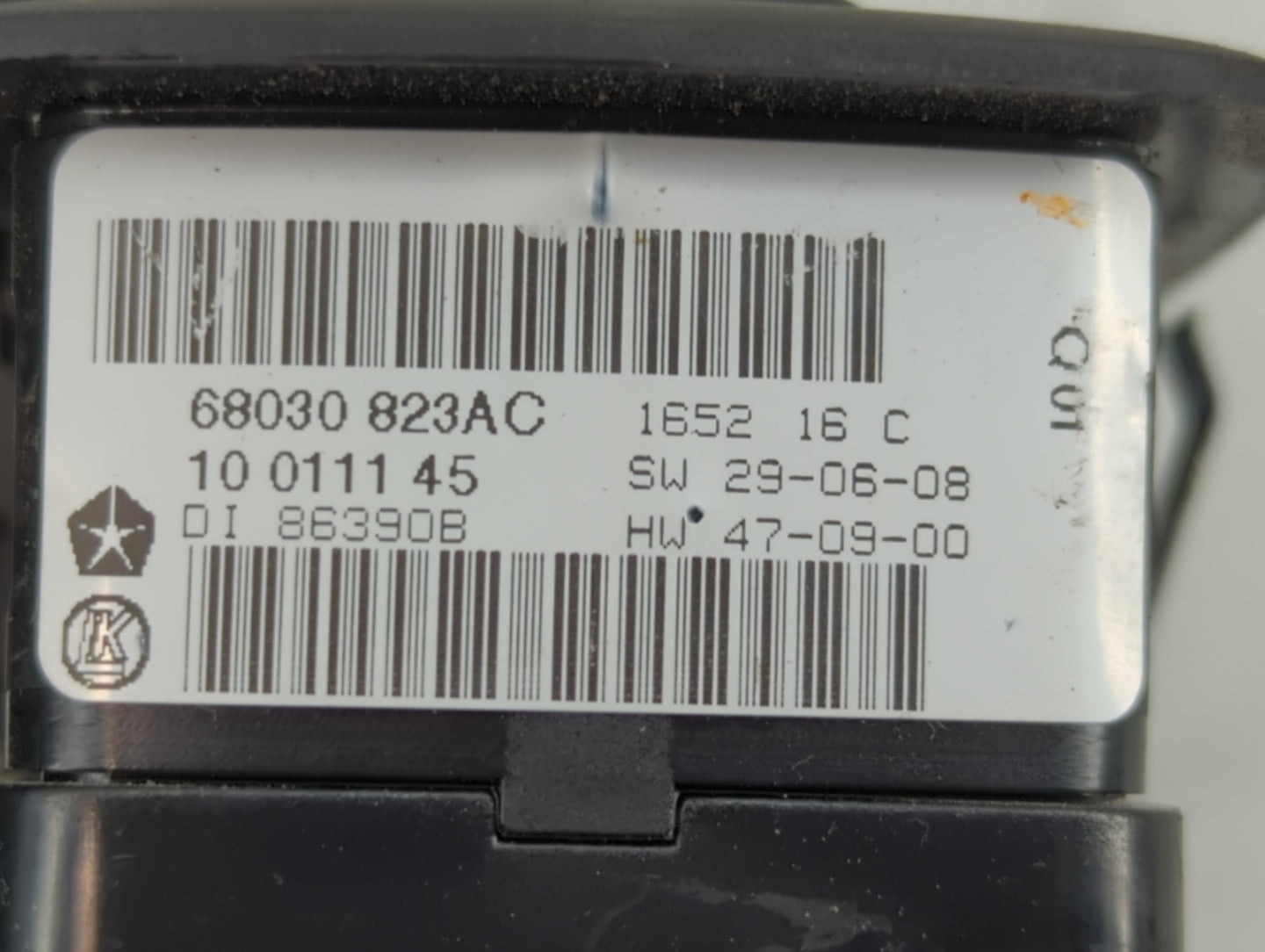2011-2013 Jeep Grand Cherokee Master Power Window Switch Replacement Driver Side Left P/N:68030 823AC Fits Fits 2011 2012 20