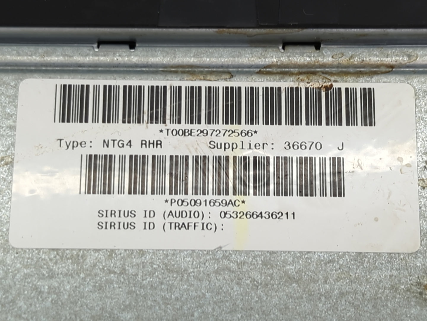 2013 Jeep Grand Cherokee Radio AM FM Cd Player Receiver Replacement P/N:P05091659AC T00BE297272566 Fits OEM Used Auto Parts 