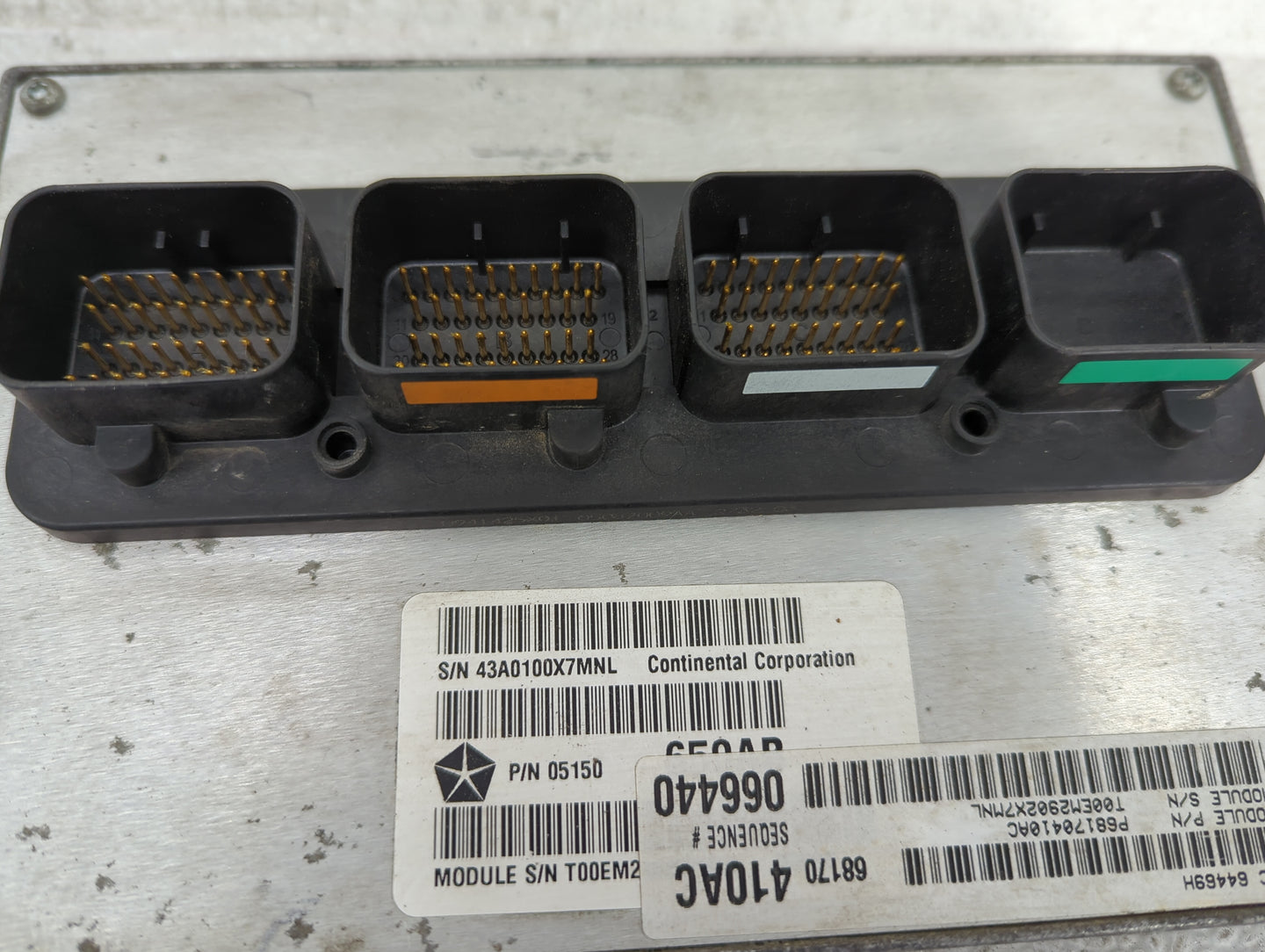 2012-2013 Jeep Grand Cherokee PCM Engine Control Computer ECU ECM PCU OEM P/N:P68170410AC 05150 Fits Fits 2012 2013 OEM Used