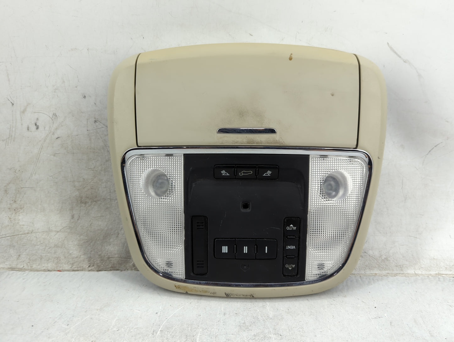 2011-2015 Jeep Grand Cherokee Overhead Roof Console Tan - Oemusedautoparts1.com