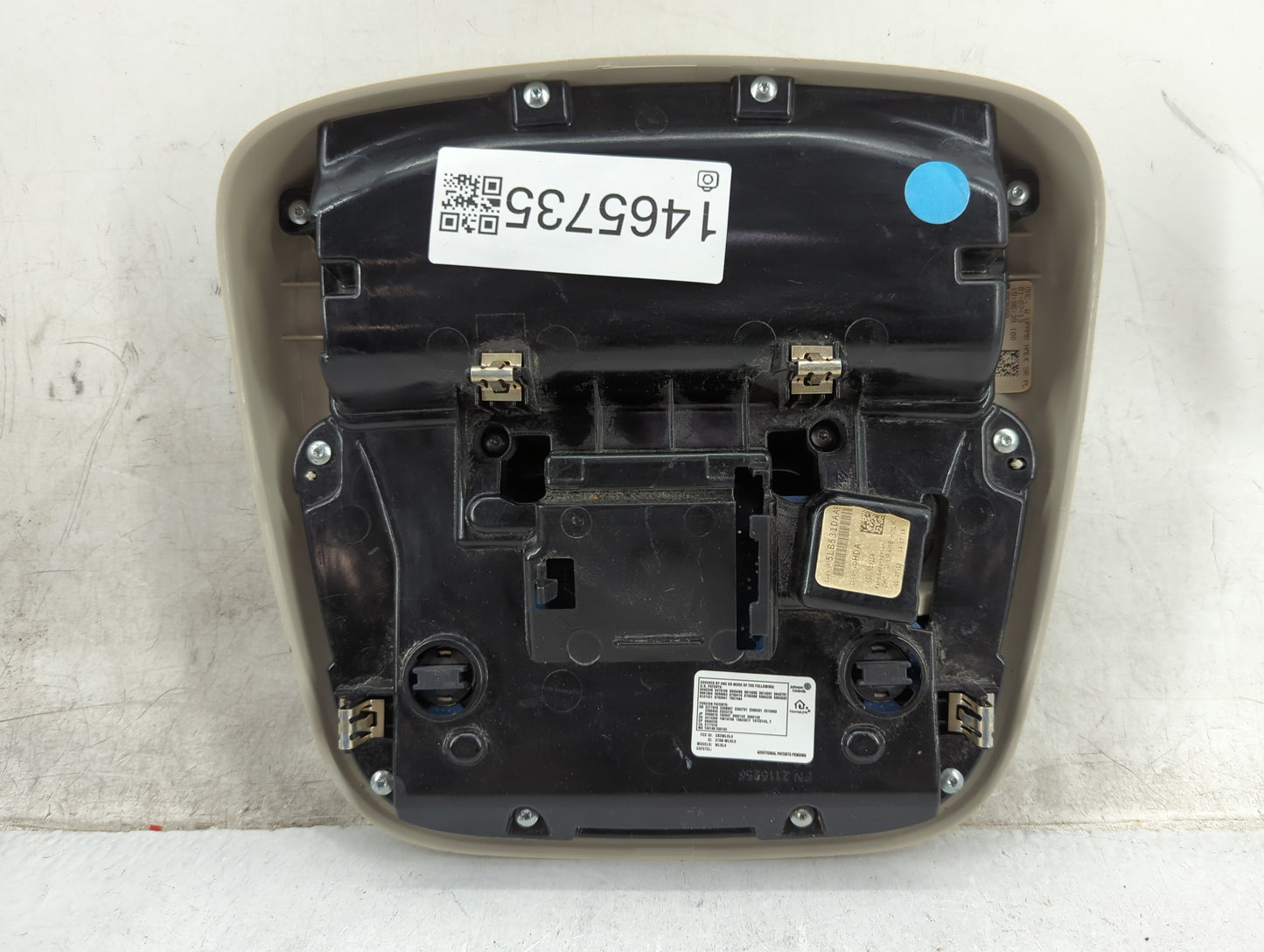 2011-2015 Jeep Grand Cherokee Overhead Roof Console Tan - Oemusedautoparts1.com