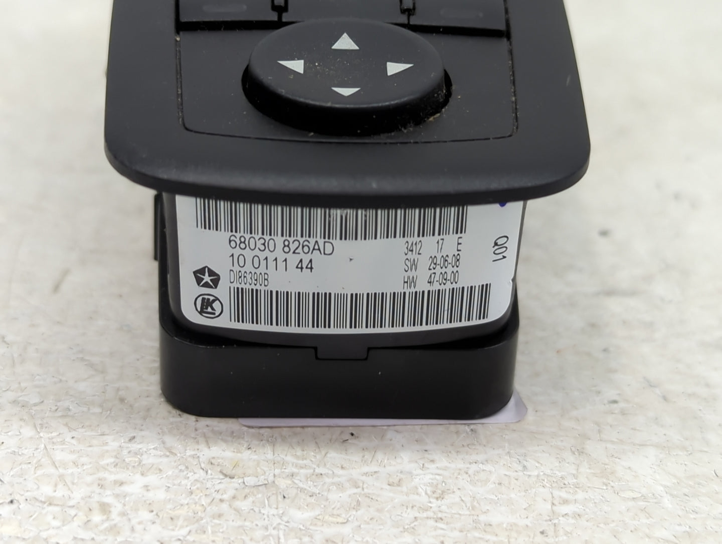 2011-2013 Jeep Grand Cherokee Master Power Window Switch Replacement Driver Side Left P/N:68030826AD Fits Fits 2011 2012 201