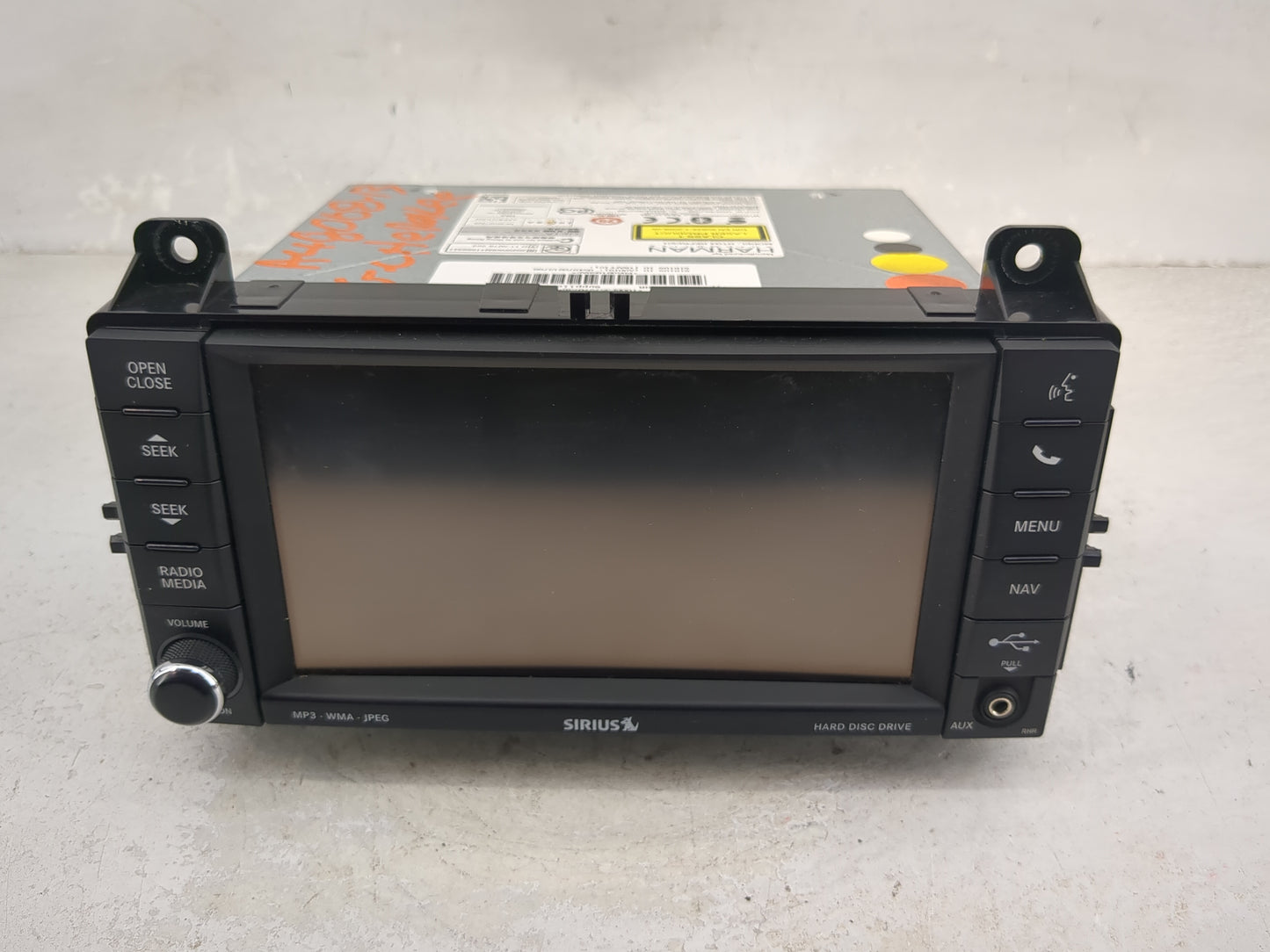 2013 Jeep Grand Cherokee Radio AM FM Cd Player Receiver Replacement P/N:T00BE357270736 P05091659AC Fits OEM Used Auto Parts 