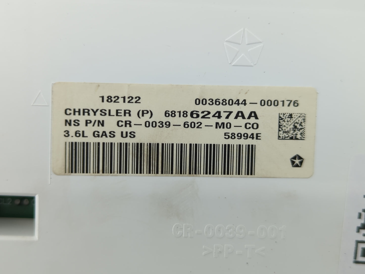 2013 Jeep Grand Cherokee Instrument Cluster Speedometer Gauges P/N:68186247AA Fits OEM Used Auto Parts - Oemusedautoparts1.c