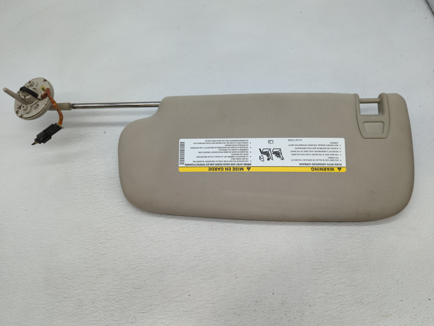 2011-2013 Jeep Grand Cherokee Sun Visor Shade Replacement Passenger Right Mirror Fits OEM Used Auto Parts - Oemusedautoparts