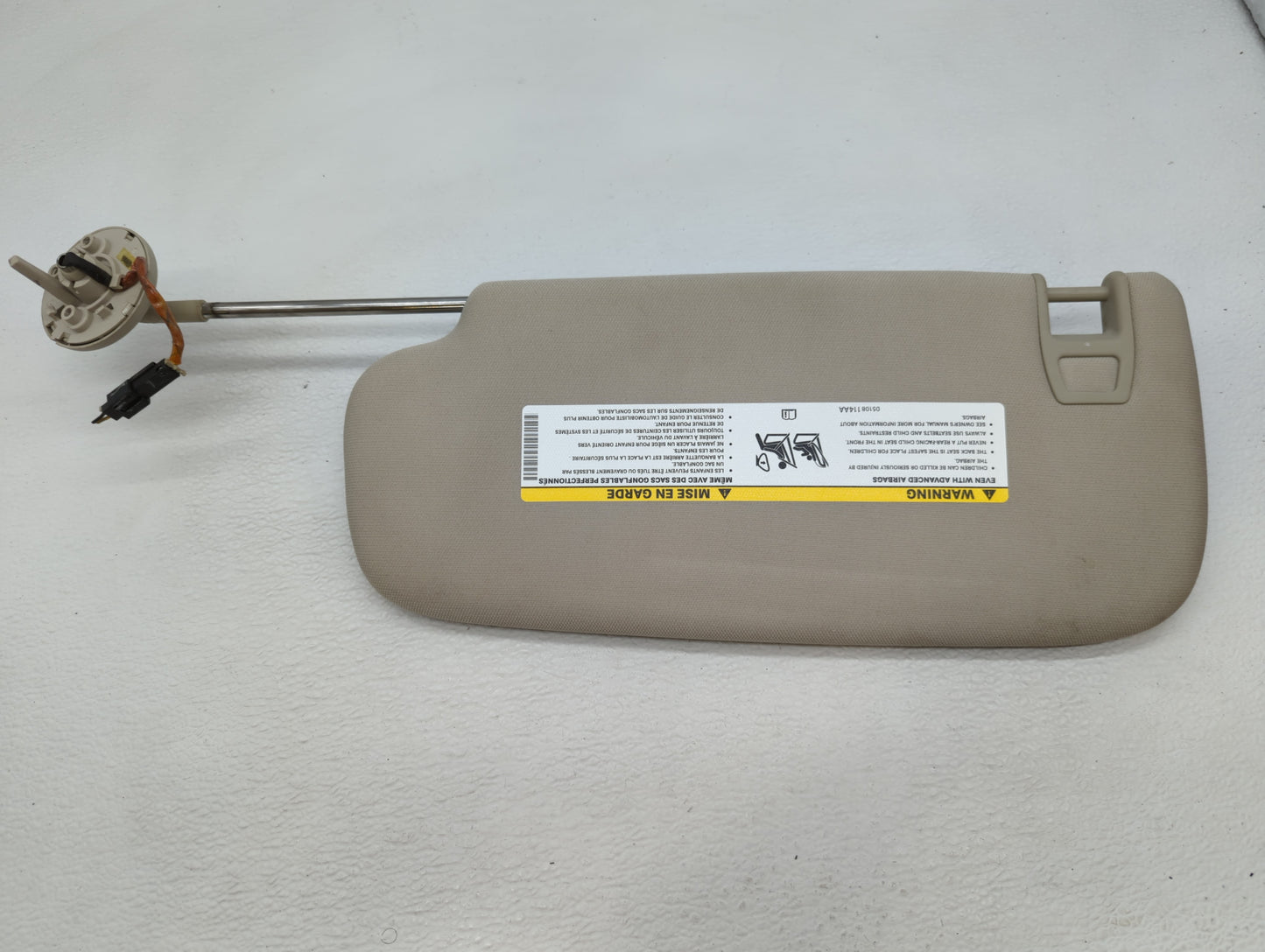 2011-2013 Jeep Grand Cherokee Sun Visor Shade Replacement Passenger Right Mirror Fits OEM Used Auto Parts - Oemusedautoparts