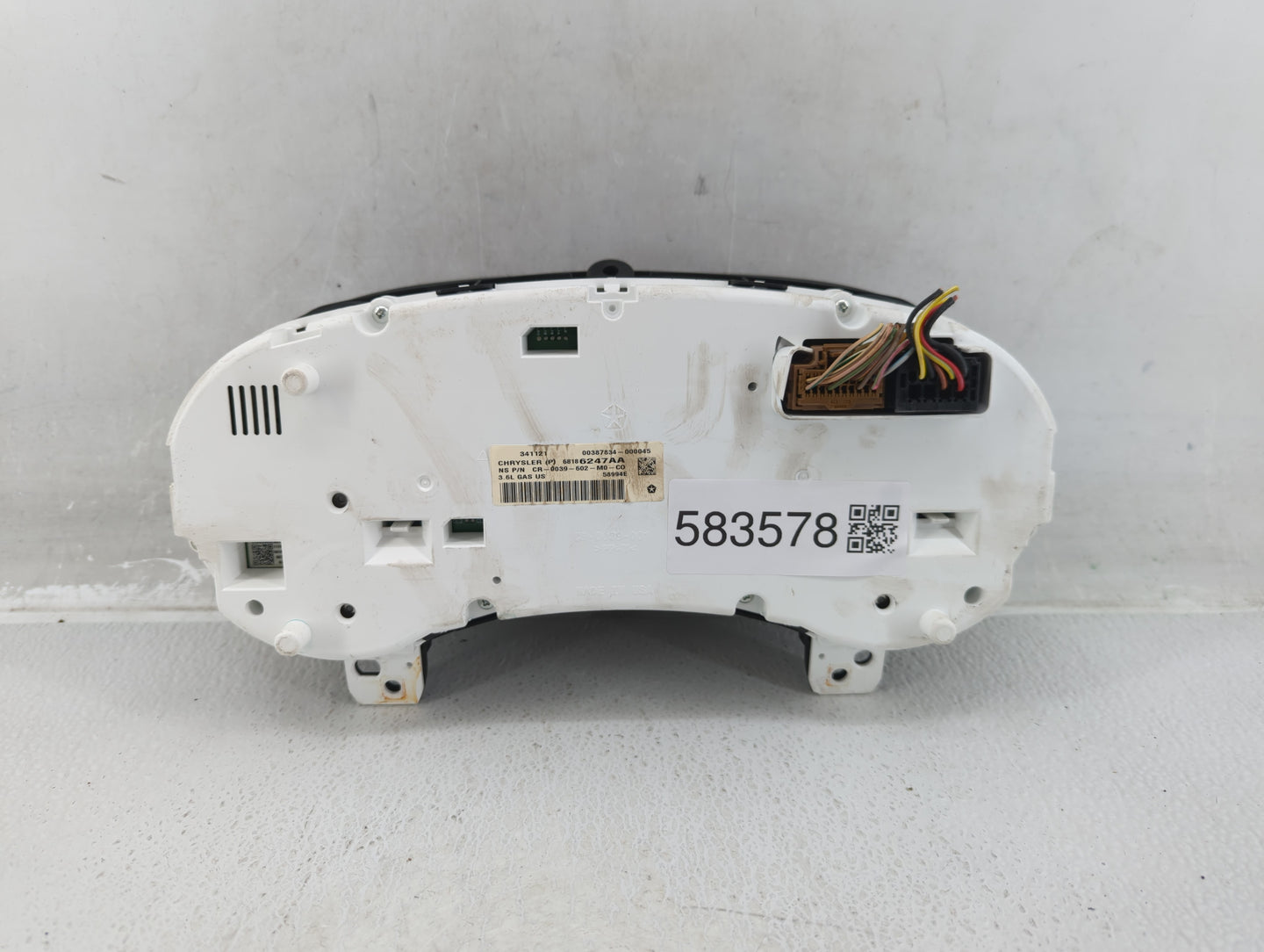2013 Jeep Grand Cherokee Instrument Cluster Speedometer Gauges P/N:68186247AA Fits OEM Used Auto Parts - Oemusedautoparts1.c