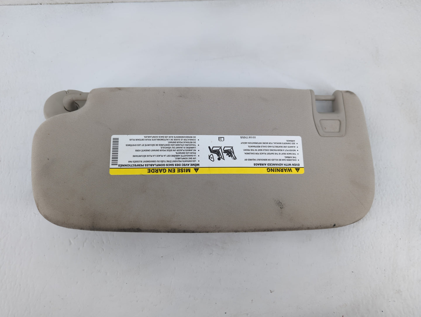 2011-2013 Jeep Grand Cherokee Sun Visor Shade Replacement Passenger Right Mirror Fits OEM Used Auto Parts - Oemusedautoparts