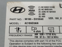 2013 Jeep Grand Cherokee Radio AM FM Cd Player Receiver Replacement P/N:96180-D31004X Fits OEM Used Auto Parts - Oemusedauto