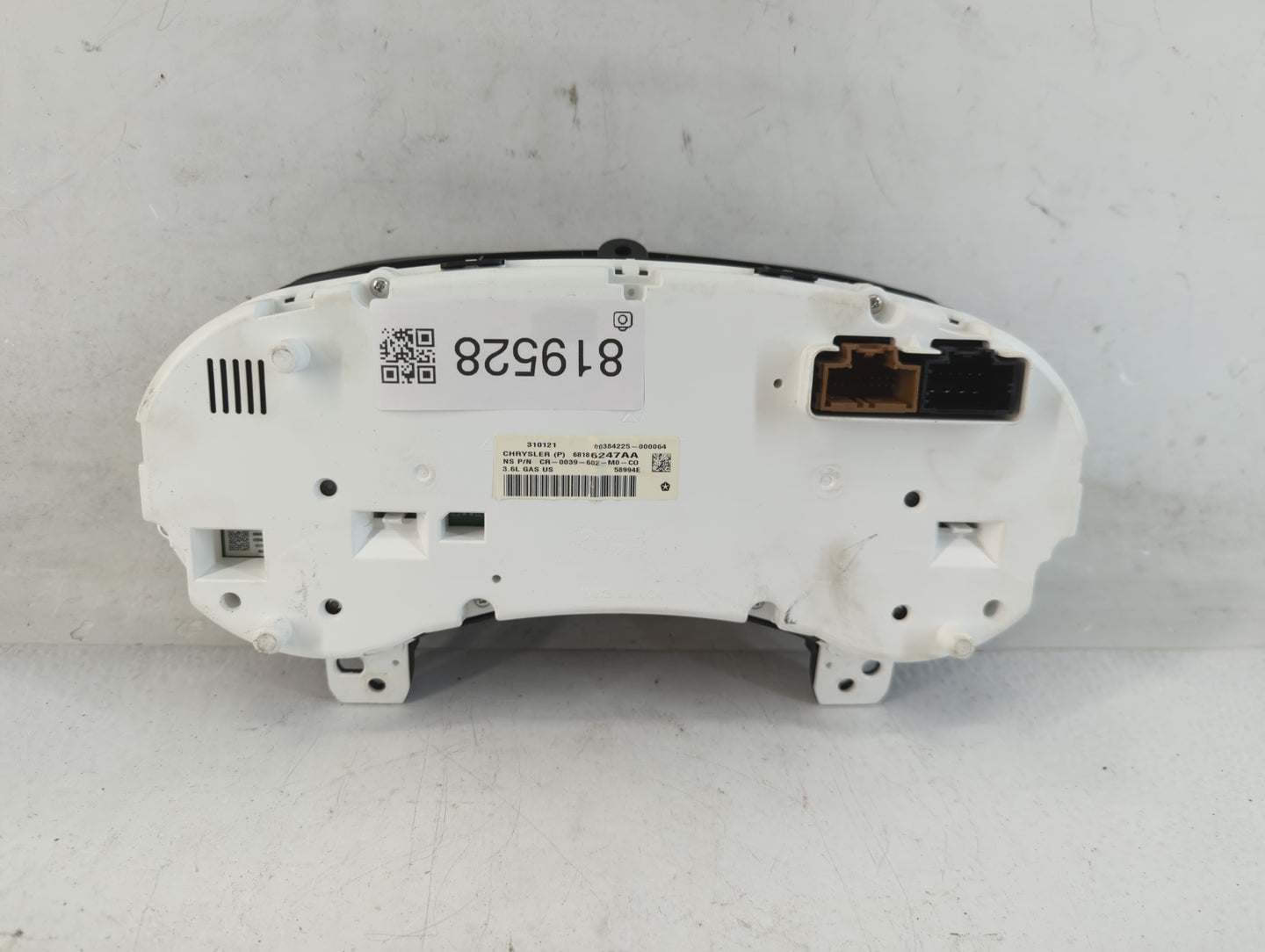 2013 Jeep Grand Cherokee Instrument Cluster Speedometer Gauges P/N:68186247AA Fits OEM Used Auto Parts - Oemusedautoparts1.c