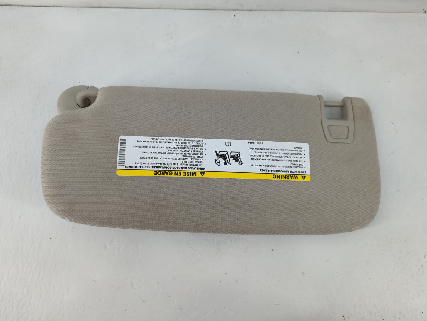 2011-2013 Jeep Grand Cherokee Sun Visor Shade Replacement Passenger Right Mirror Fits OEM Used Auto Parts - Oemusedautoparts