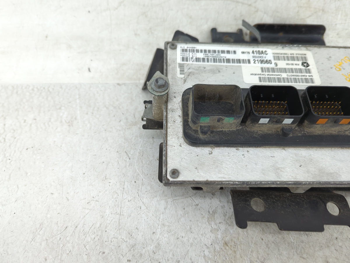 2012-2013 Jeep Grand Cherokee PCM Engine Control Computer ECU ECM PCU OEM P/N:P68170410AC 68170410AC Fits 2012 2013 OEM Used