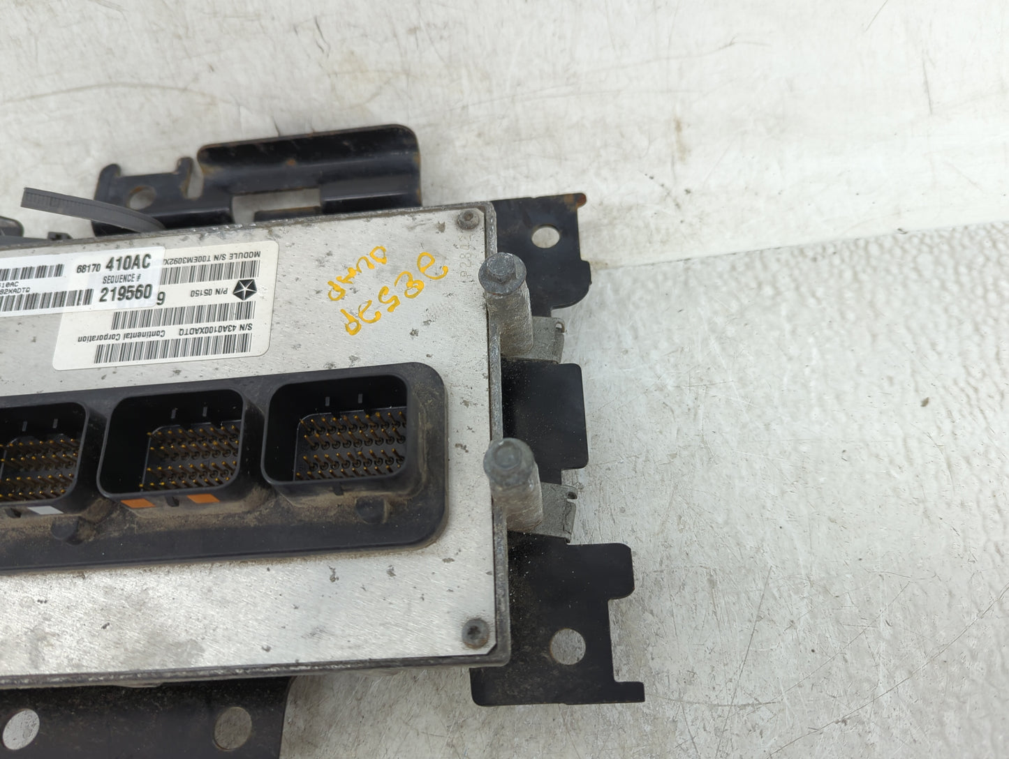 2012-2013 Jeep Grand Cherokee PCM Engine Control Computer ECU ECM PCU OEM P/N:P68170410AC 68170410AC Fits Fits 2012 2013 OEM