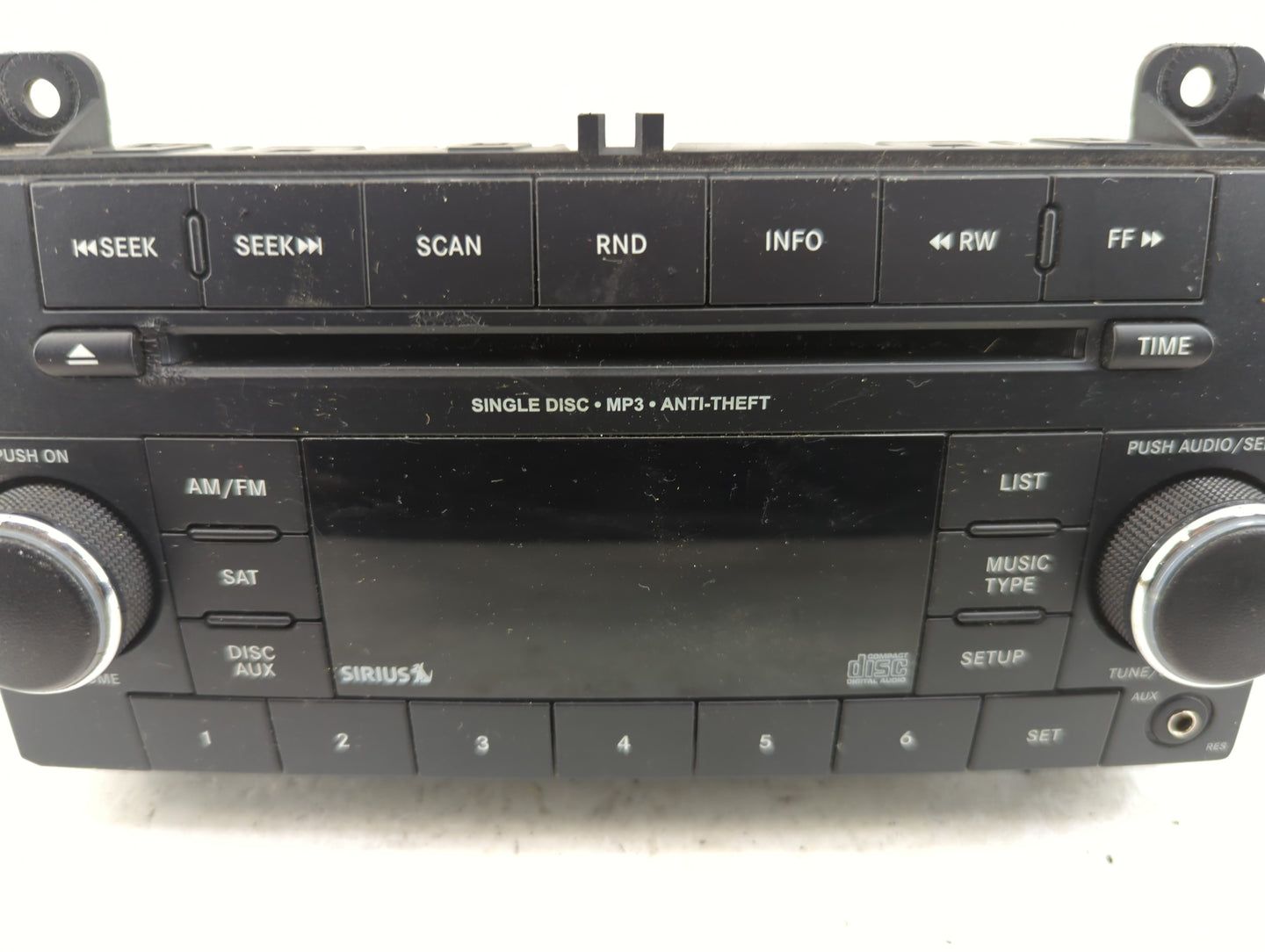 2013 Jeep Grand Cherokee Radio AM FM Cd Player Receiver Replacement P/N:P05091165AC 05091165AC Fits OEM Used Auto Parts - Oe
