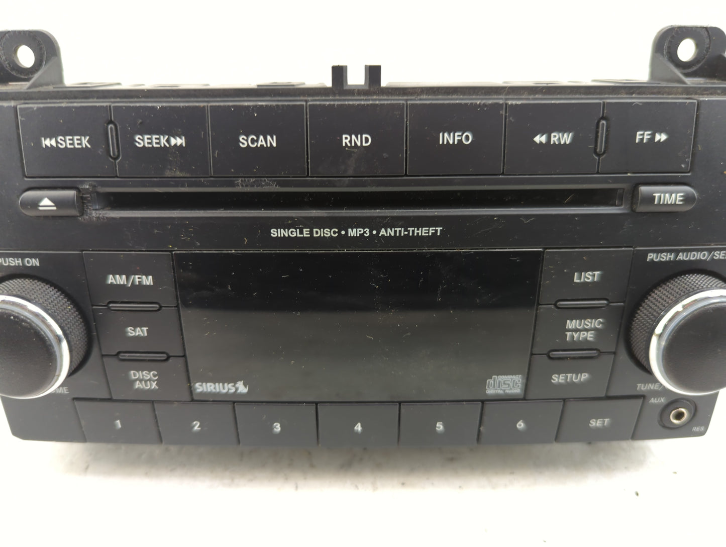 2013 Jeep Grand Cherokee Radio AM FM Cd Player Receiver Replacement P/N:P05091165AC 05091165AC Fits OEM Used Auto Parts - Oe