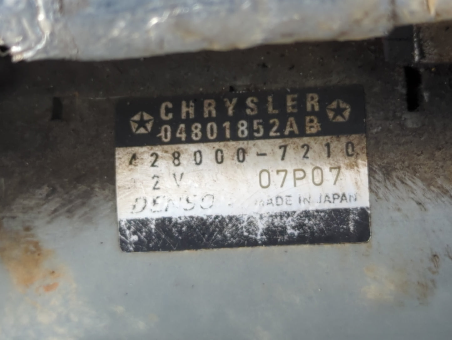 2013-2015 Jeep Grand Cherokee Car Starter Motor Solenoid OEM P/N:428000-7210 Fits Fits 2011 2012 2013 2014 2015 2016 OEM Use