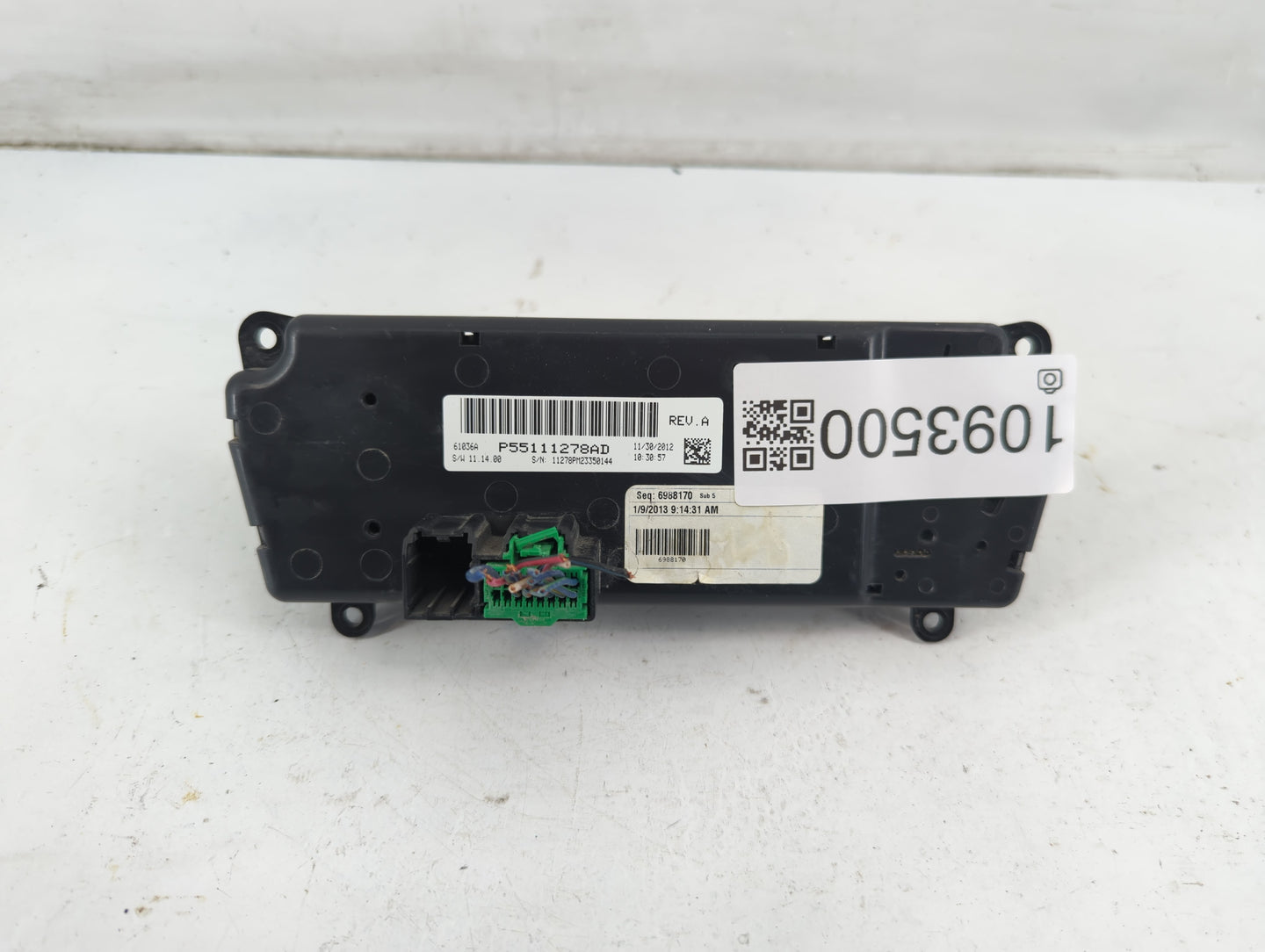 2011-2017 Jeep Patriot Climate Control Module Temperature AC/Heater Replacement P/N:P55111278AD Fits OEM Used Auto Parts - O