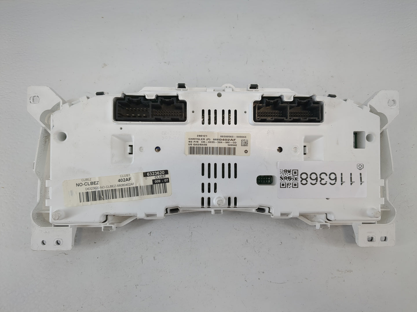2013 Jeep Patriot Instrument Cluster Speedometer Gauges P/N:68080402AF Fits OEM Used Auto Parts - Oemusedautoparts1.com
