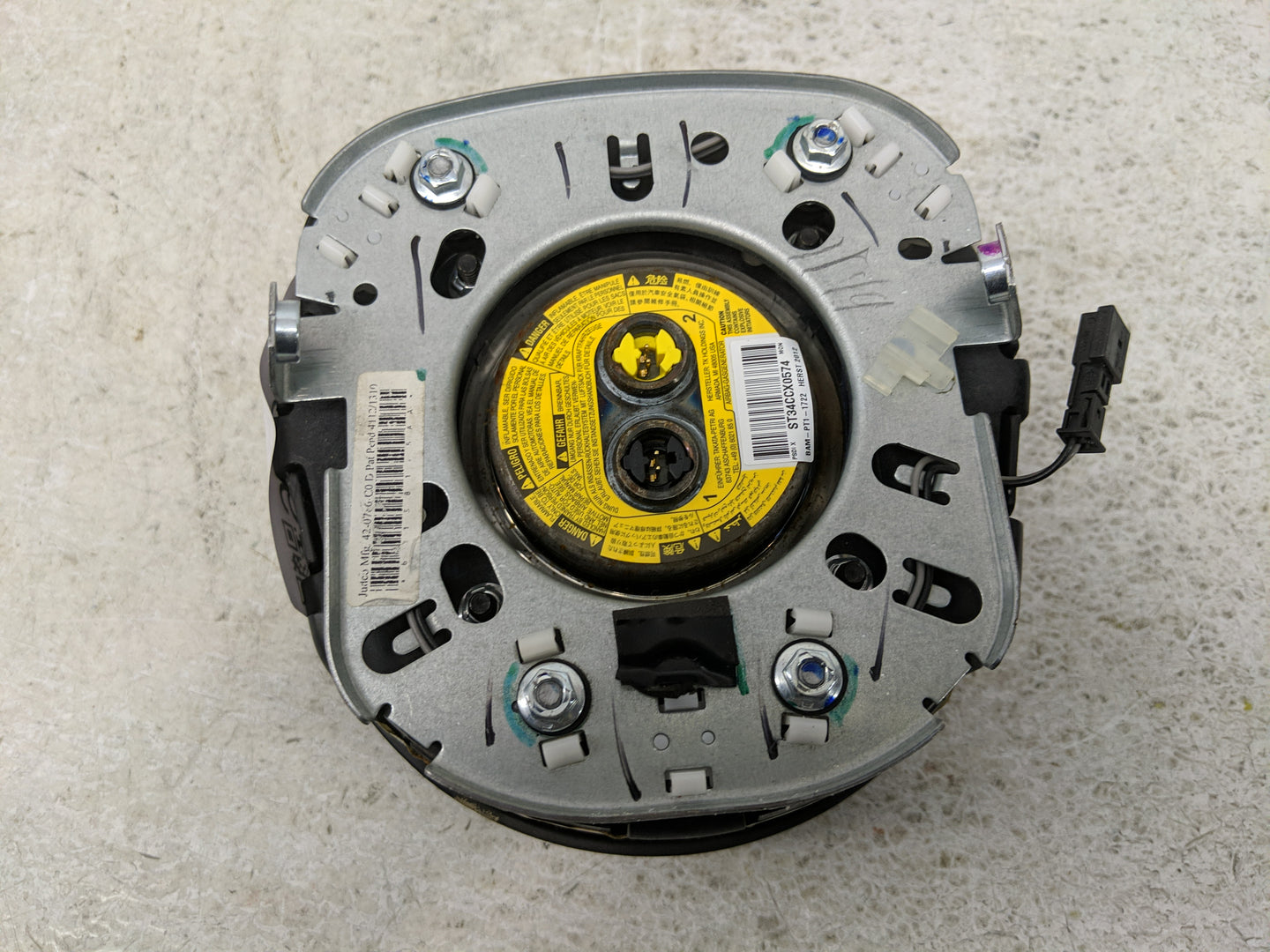 2011-2017 Jeep Patriot Air Bag Driver Left Steering Wheel Mounted P/N:P1SR37XDVAG Fits Fits 2011 2012 2013 2014 2015 2016 20