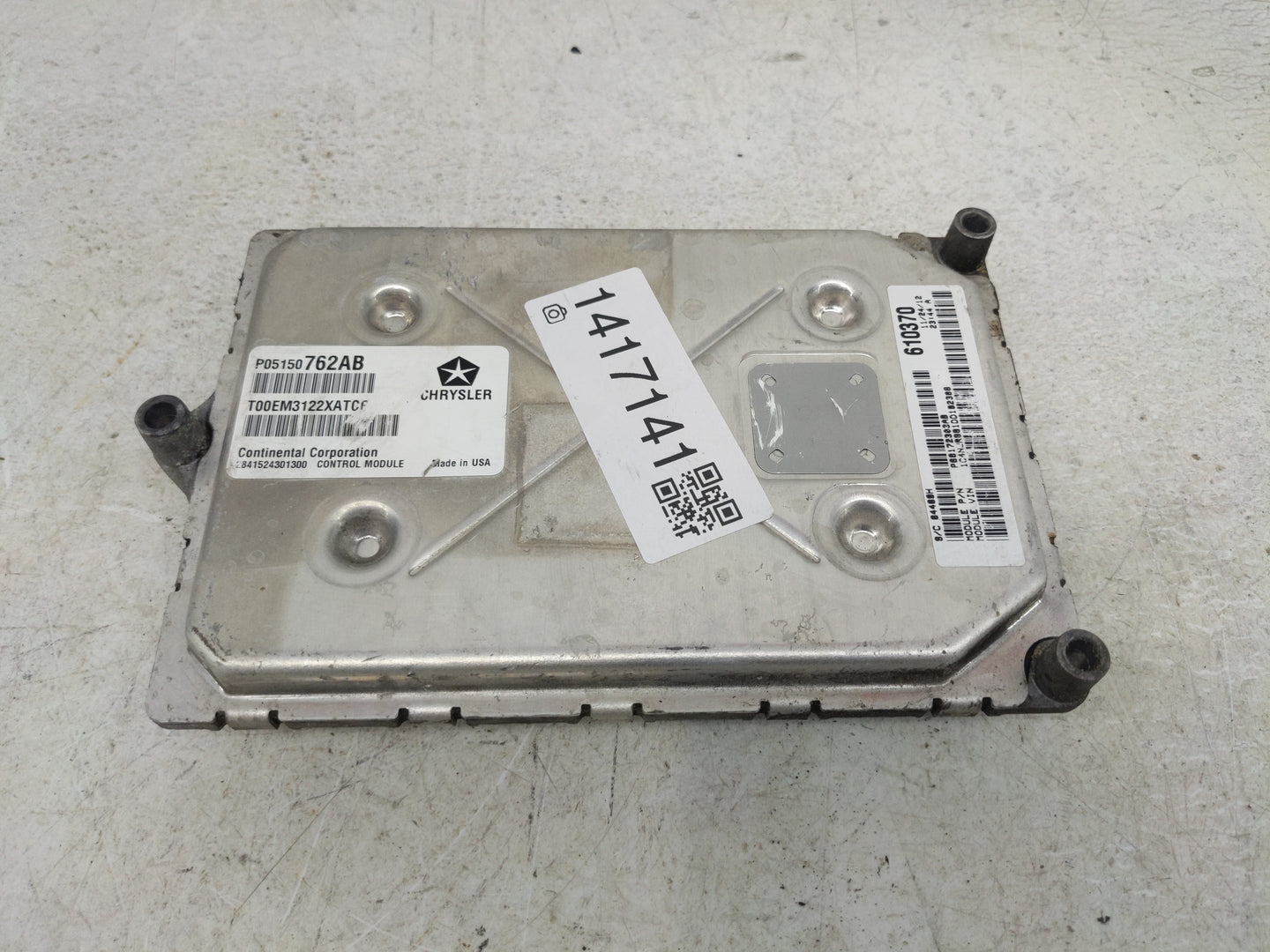 2013-2017 Jeep Patriot PCM Engine Control Computer ECU ECM PCU OEM P/N:P05150762AB Fits Fits 2013 2014 2015 2016 2017 OEM Us