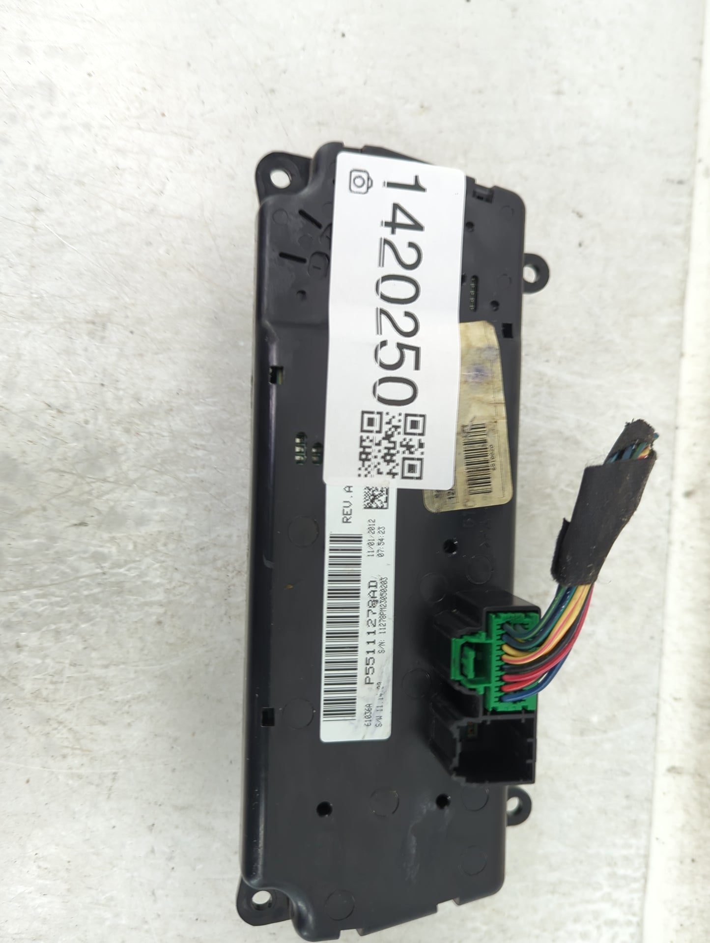 2011-2017 Jeep Patriot Climate Control Module Temperature AC/Heater Replacement P/N:P55111278AD Fits OEM Used Auto Parts - O