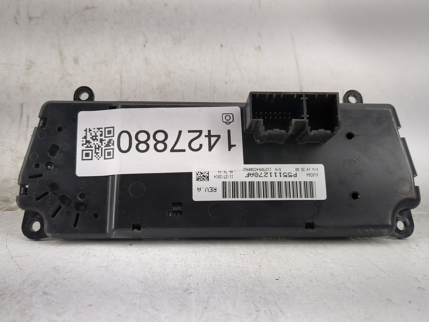 2011-2017 Jeep Patriot Climate Control Module Temperature AC/Heater Replacement P/N:P55111278AF Fits OEM Used Auto Parts - O