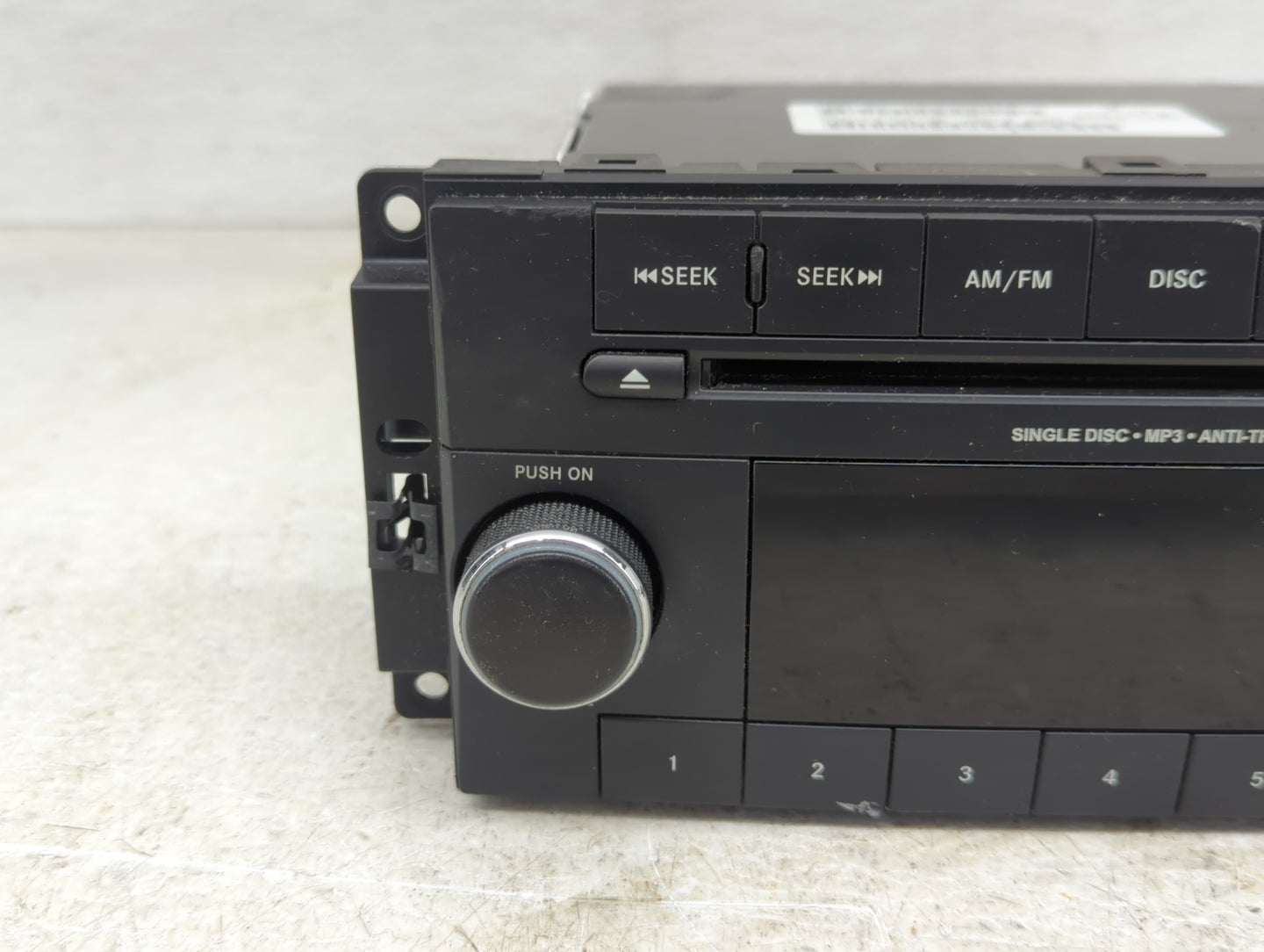 2012-2017 Jeep Patriot Radio AM FM Cd Player Receiver Replacement P/N:P05091195AC Fits Fits 2012 2013 2014 2015 2016 2017 OE