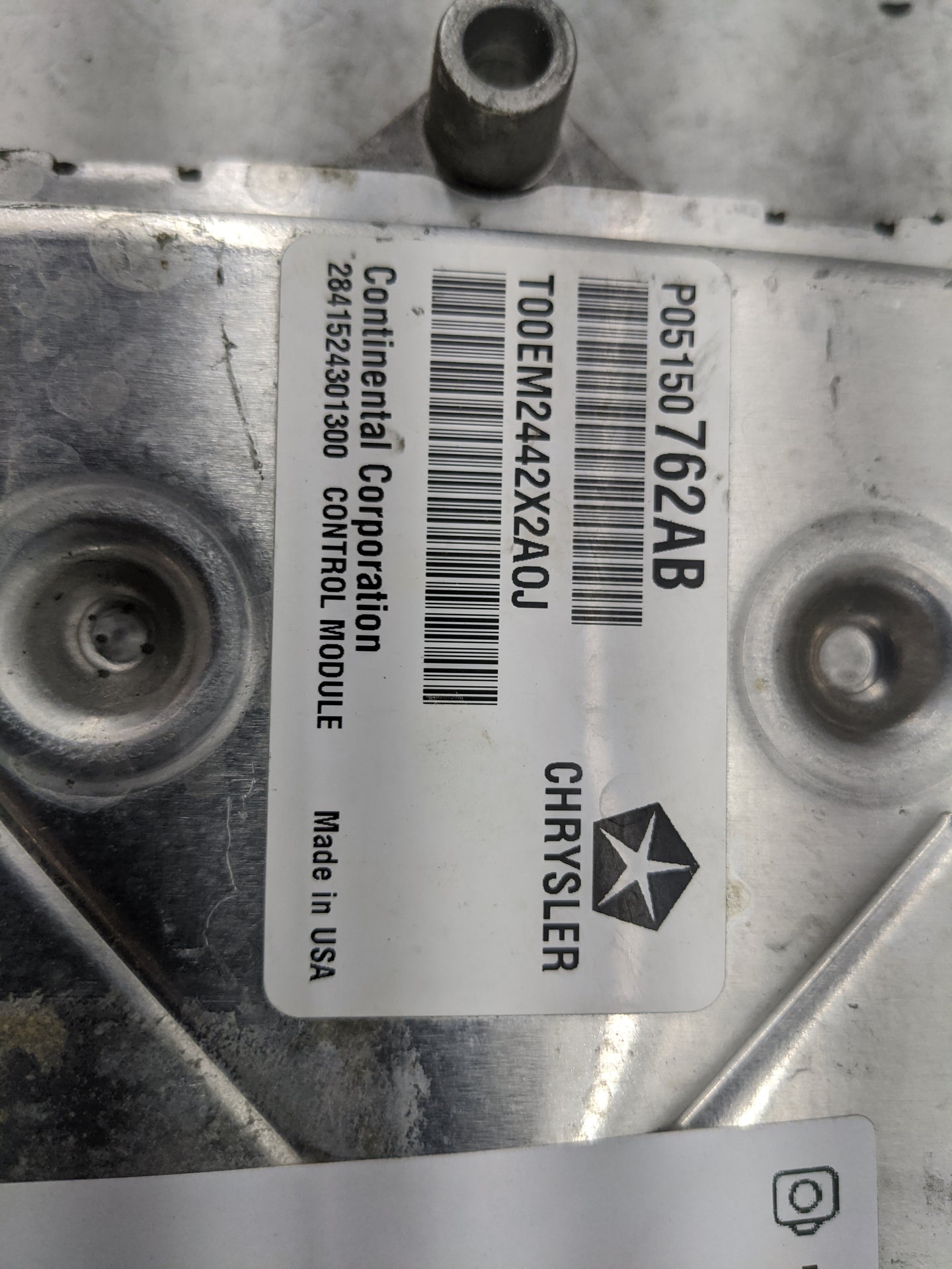 2013-2017 Jeep Patriot PCM Engine Control Computer ECU ECM PCU OEM P/N:P05150762AB T00EM2442X2A0J Fits OEM Used Auto Parts -