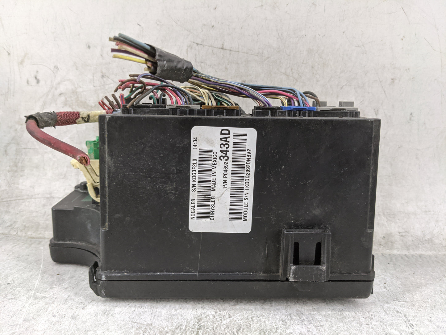 2011-2014 Jeep Patriot Fusebox Fuse Box Relay Module Tipm 1476333 - Oemusedautoparts1.com