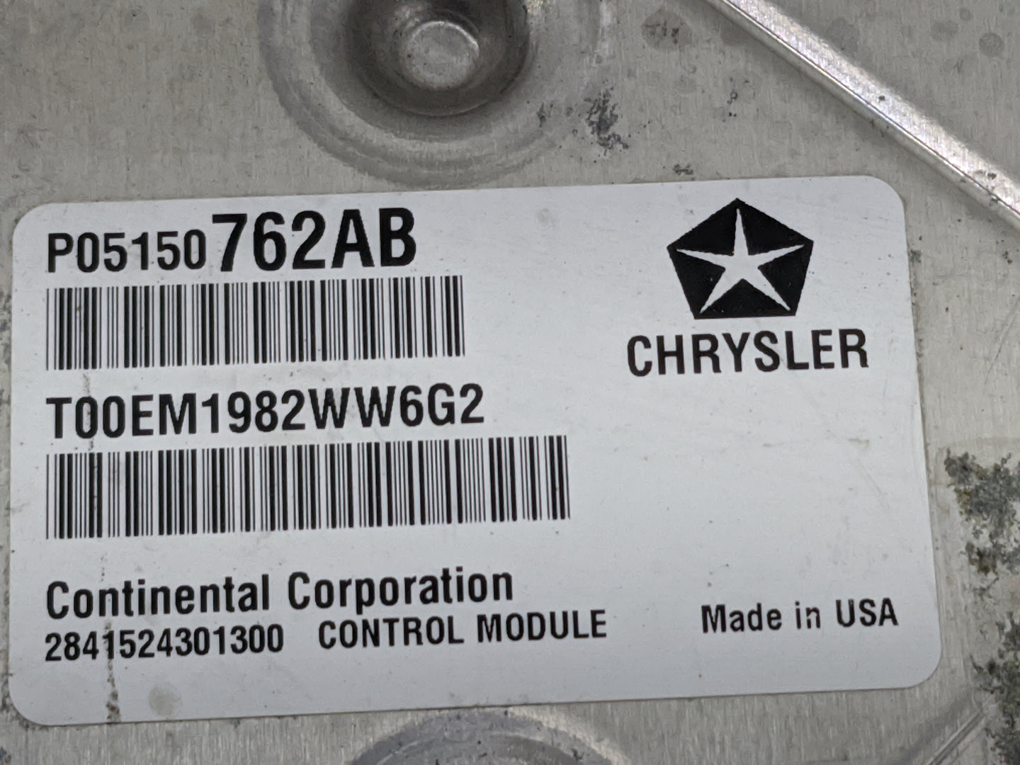 2013-2017 Jeep Patriot PCM Engine Control Computer ECU ECM PCU OEM P/N:P05150762AB 05150762AB Fits Fits 2013 2014 2015 2016 