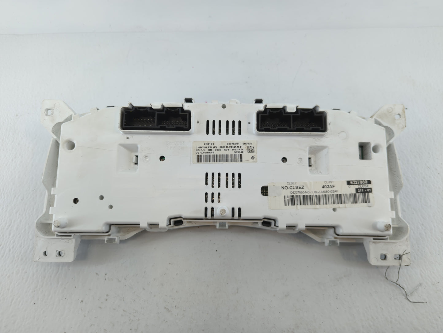 2013 Jeep Patriot Instrument Cluster Speedometer Gauges P/N:68080402AF Fits OEM Used Auto Parts - Oemusedautoparts1.com