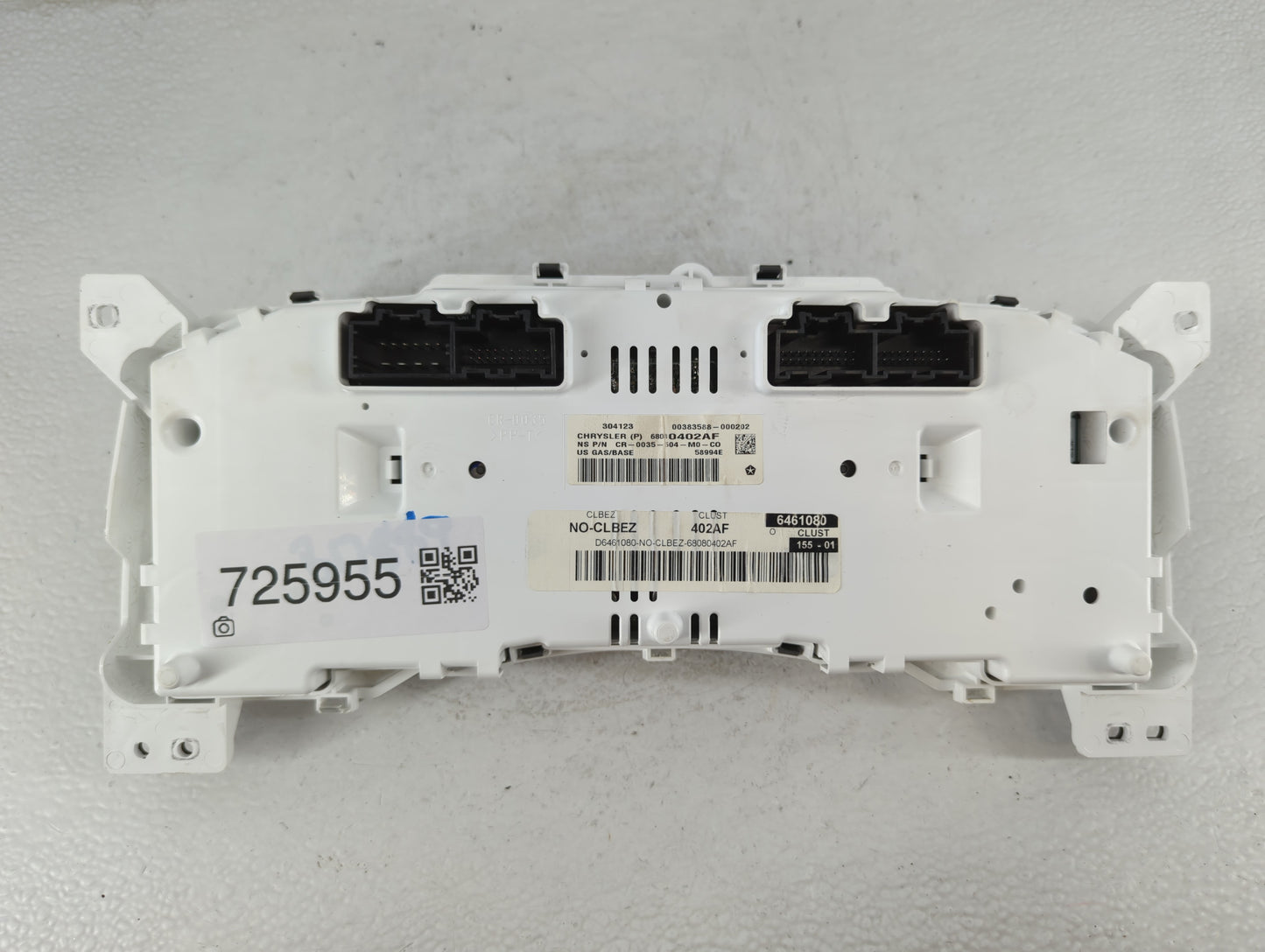 2013 Jeep Patriot Instrument Cluster Speedometer Gauges P/N:68080402AF Fits OEM Used Auto Parts - Oemusedautoparts1.com