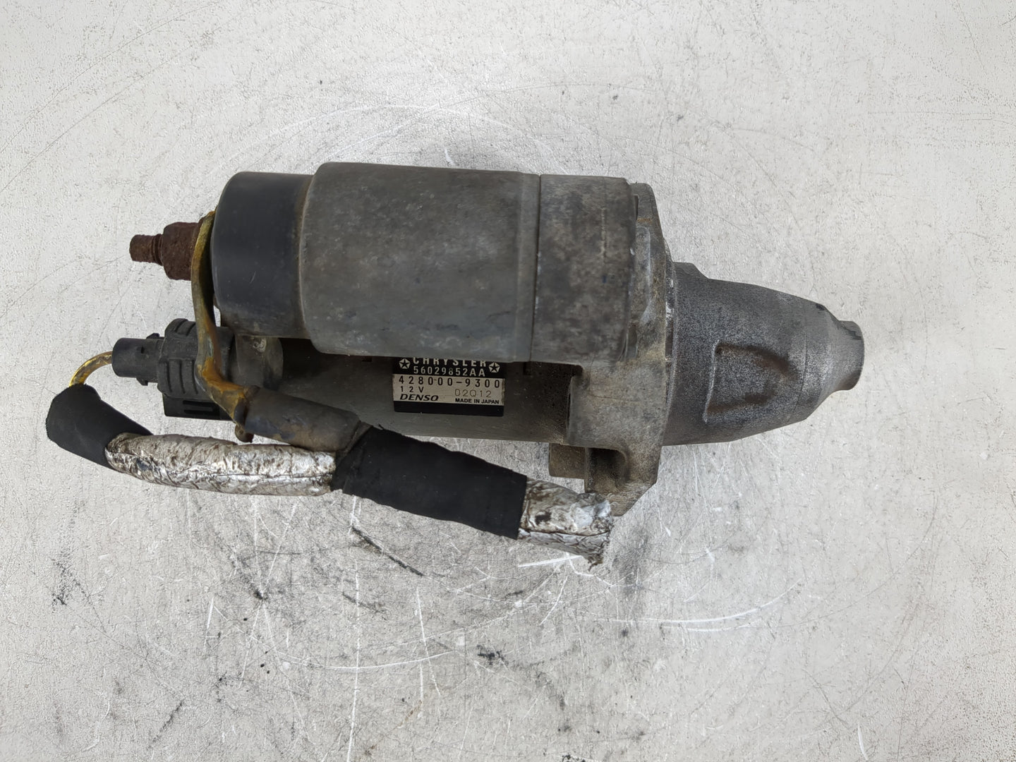 2012-2022 Jeep Wrangler Car Starter Motor Solenoid OEM P/N:428000-9300 56029852AA Fits OEM Used Auto Parts - Oemusedautopart