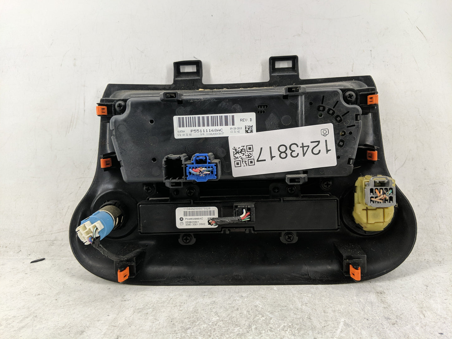 2011-2013 Jeep Wrangler Climate Control Module Temperature AC/Heater Replacement P/N:55111168AC Fits Fits 2011 2012 2013 OEM