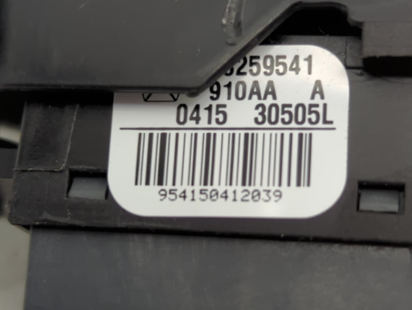 2011-2018 Jeep Wrangler Master Power Window Switch Replacement Driver Side Left P/N:04671623AA Fits OEM Used Auto Parts - Oe