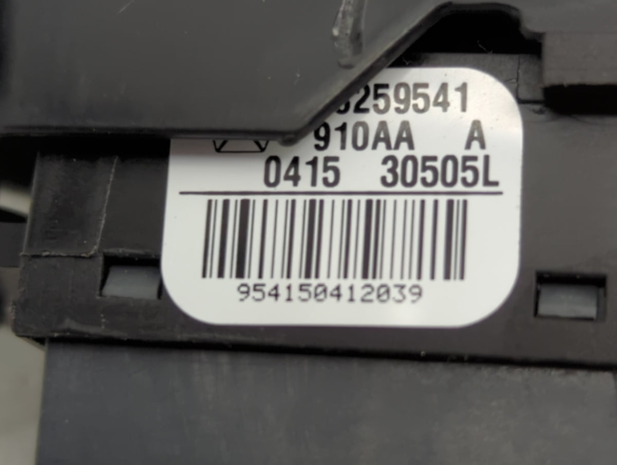 2011-2018 Jeep Wrangler Master Power Window Switch Replacement Driver Side Left P/N:04671623AA Fits OEM Used Auto Parts - Oe