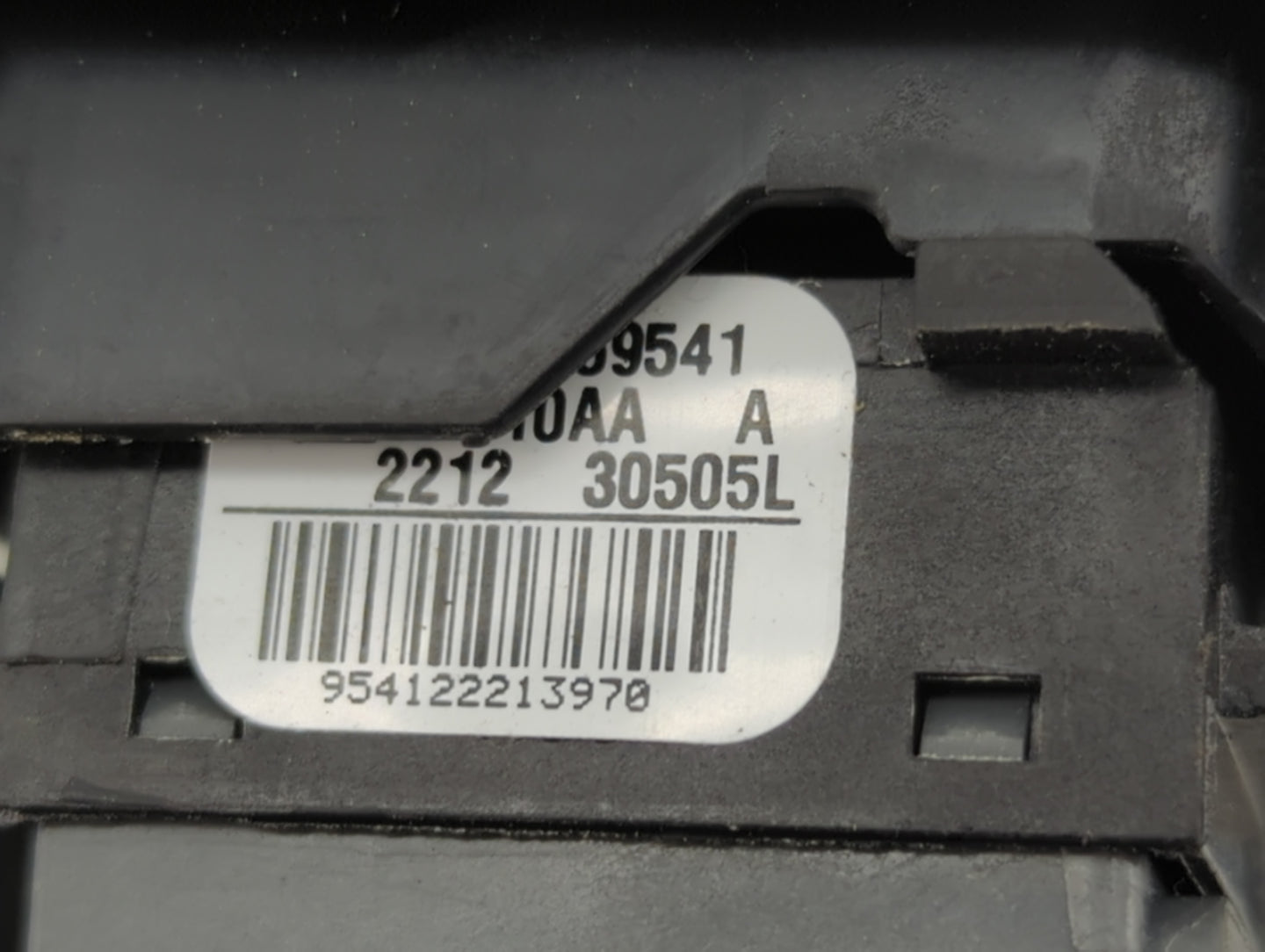 2011-2018 Jeep Wrangler Master Power Window Switch Replacement Driver Side Left P/N:04671623AA Fits OEM Used Auto Parts - Oe