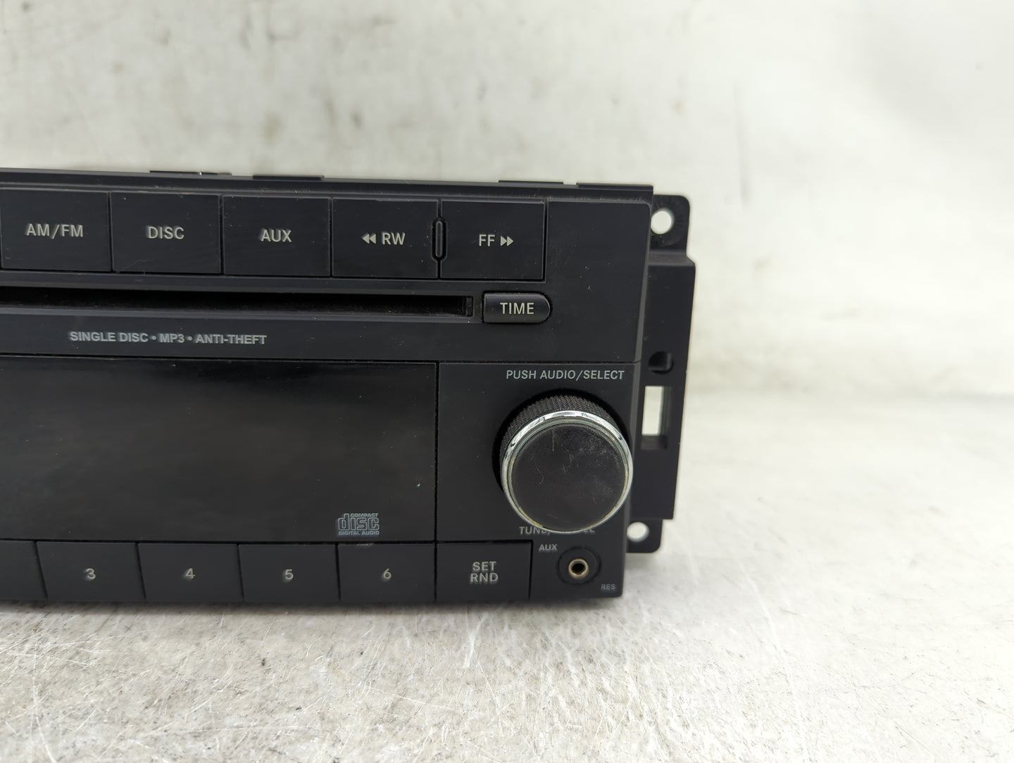 2012-2014 Jeep Wrangler Radio AM FM Cd Player Receiver Replacement P/N:P05091196AC Fits Fits 2012 2013 2014 OEM Used Auto Pa