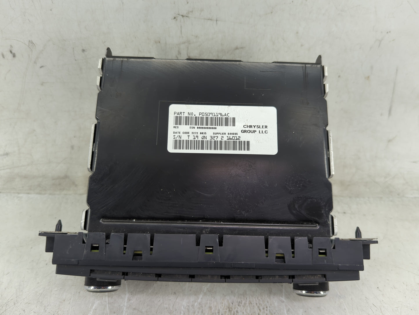 2012-2014 Jeep Wrangler Radio AM FM Cd Player Receiver Replacement P/N:P05091196AC Fits Fits 2012 2013 2014 OEM Used Auto Pa