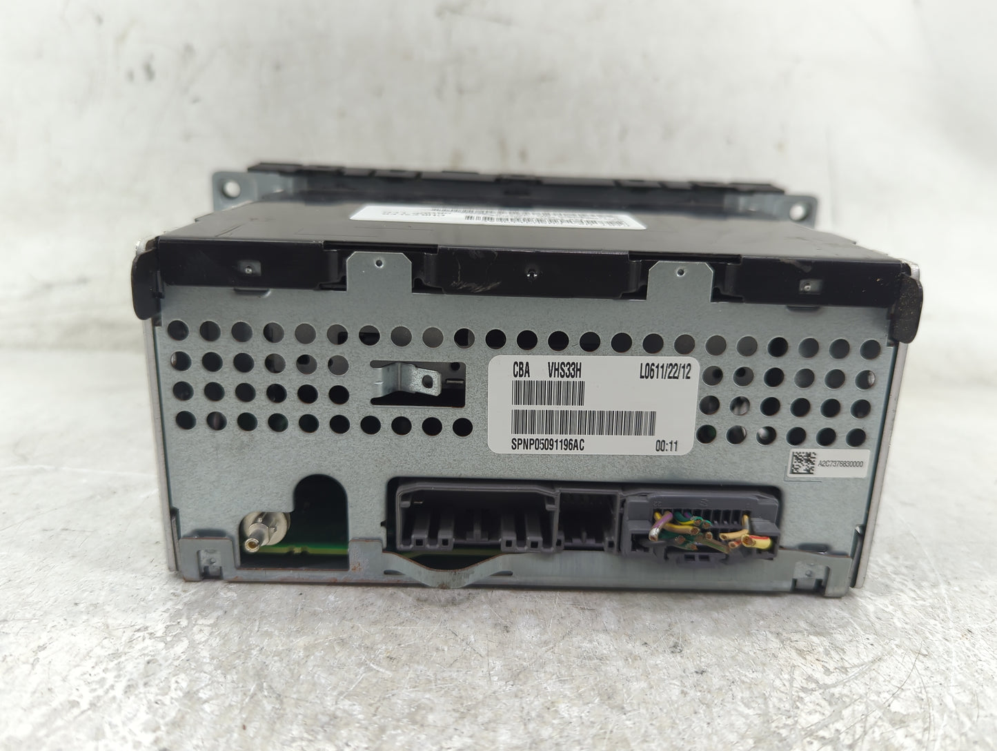 2012-2014 Jeep Wrangler Radio AM FM Cd Player Receiver Replacement P/N:P05091196AC Fits Fits 2012 2013 2014 OEM Used Auto Pa
