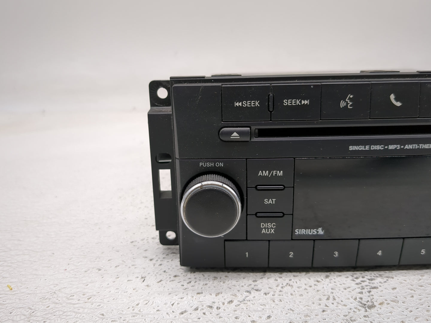 2012-2017 Jeep Wrangler Radio AM FM Cd Player Receiver Replacement P/N:P05091198AC P05091198AB Fits Fits 2012 2013 2014 2017