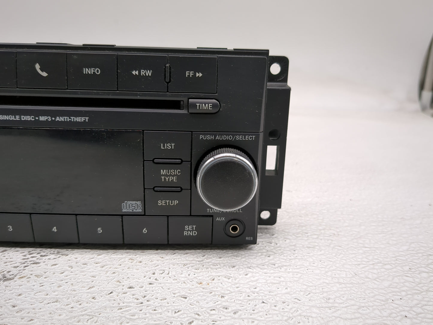 2012-2017 Jeep Wrangler Radio AM FM Cd Player Receiver Replacement P/N:P05091198AC P05091198AB Fits Fits 2012 2013 2014 2017