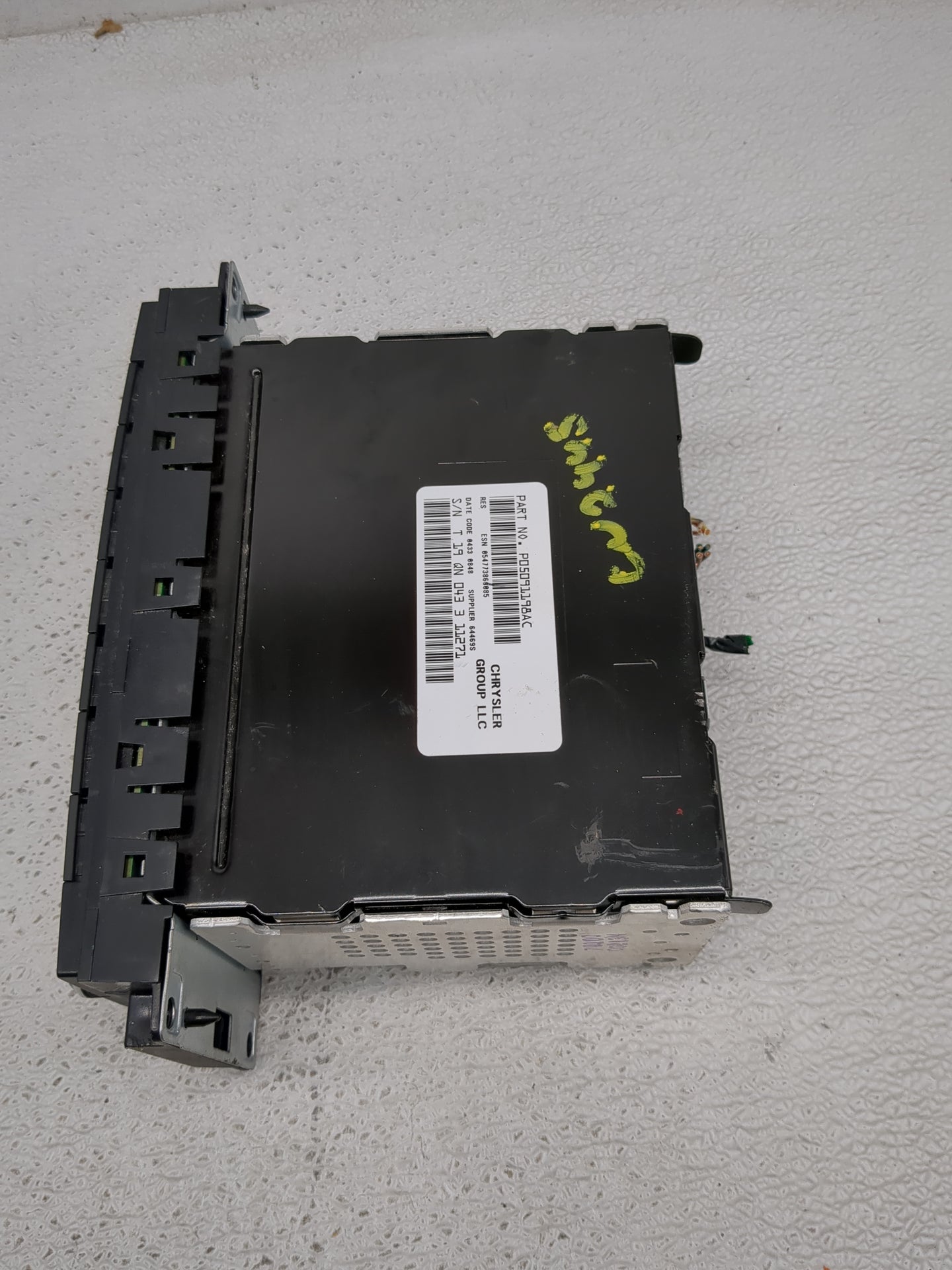 2012-2017 Jeep Wrangler Radio AM FM Cd Player Receiver Replacement P/N:P05091198AC P05091198AB Fits Fits 2012 2013 2014 2017