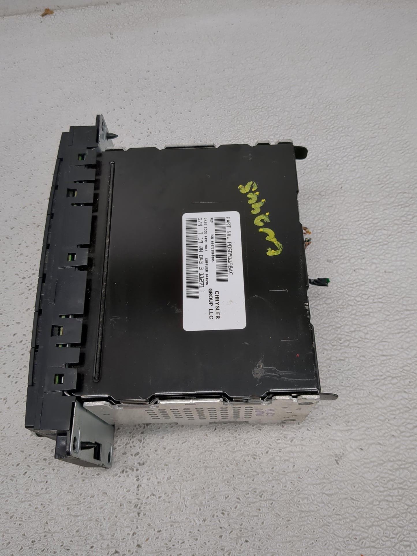 2012-2017 Jeep Wrangler Radio AM FM Cd Player Receiver Replacement P/N:P05091198AC P05091198AB Fits Fits 2012 2013 2014 2017