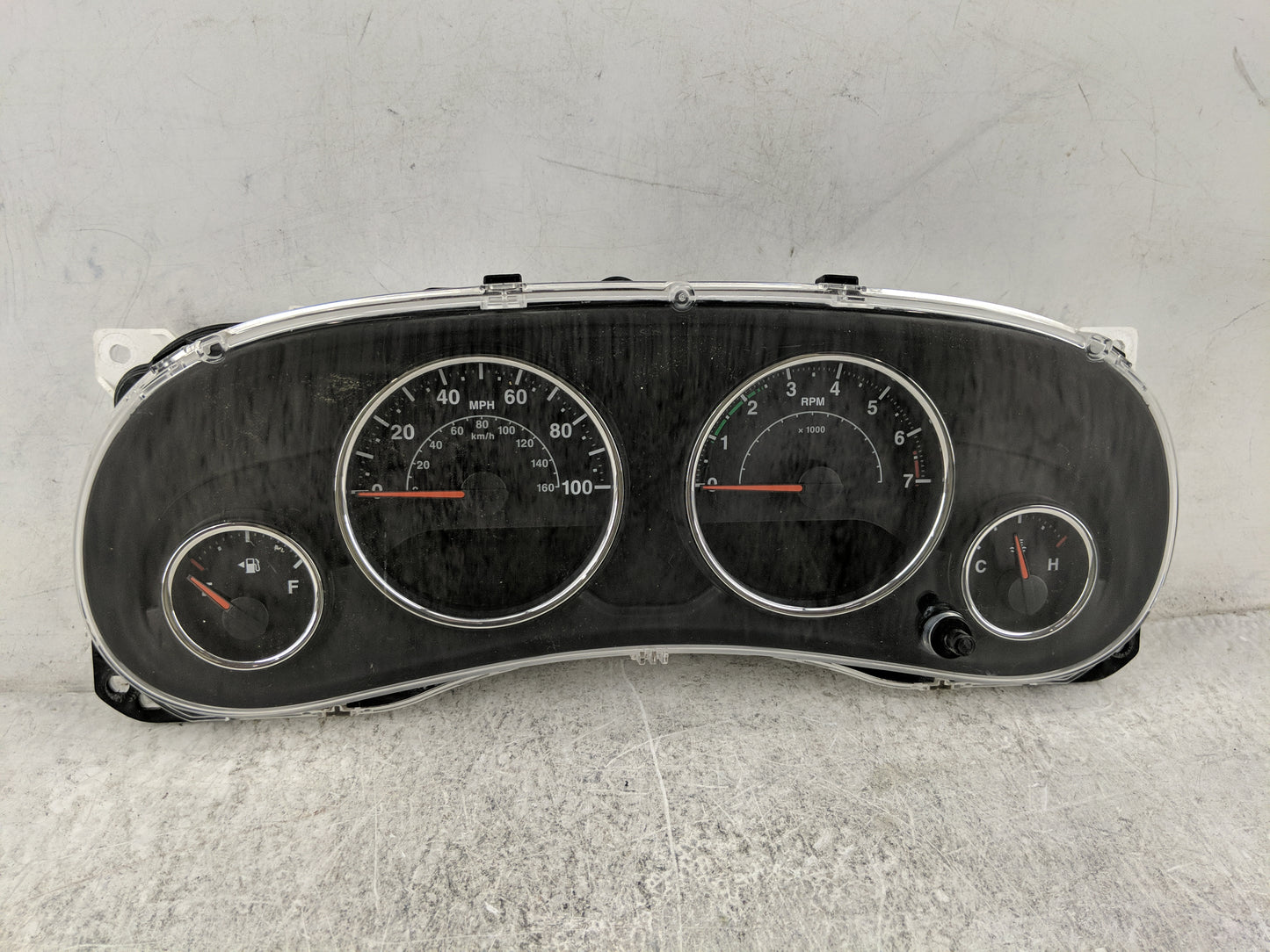 2013 Jeep Wrangler Instrument Cluster Speedometer Gauges P/N:05091113AD P05091113AD Miles: Fits OEM Used Auto Parts - Oemuse