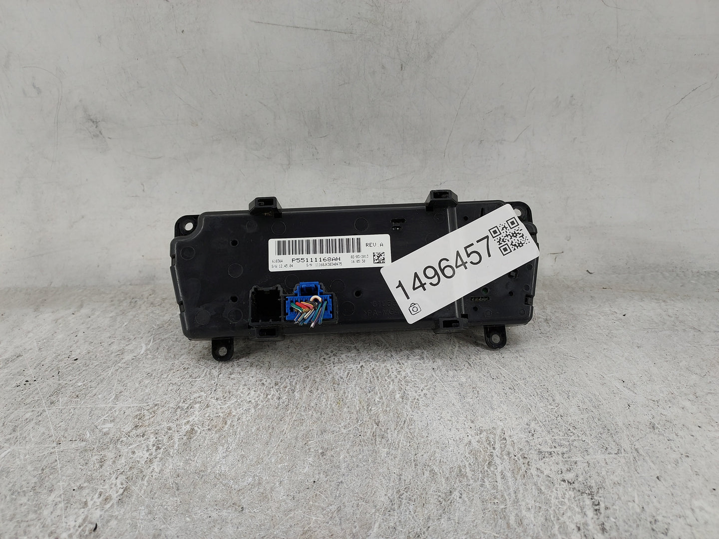 2011-2013 Jeep Wrangler Climate Control Module Temperature AC/Heater Replacement P/N:P55111168AH Fits Fits 2011 2012 2013 OE