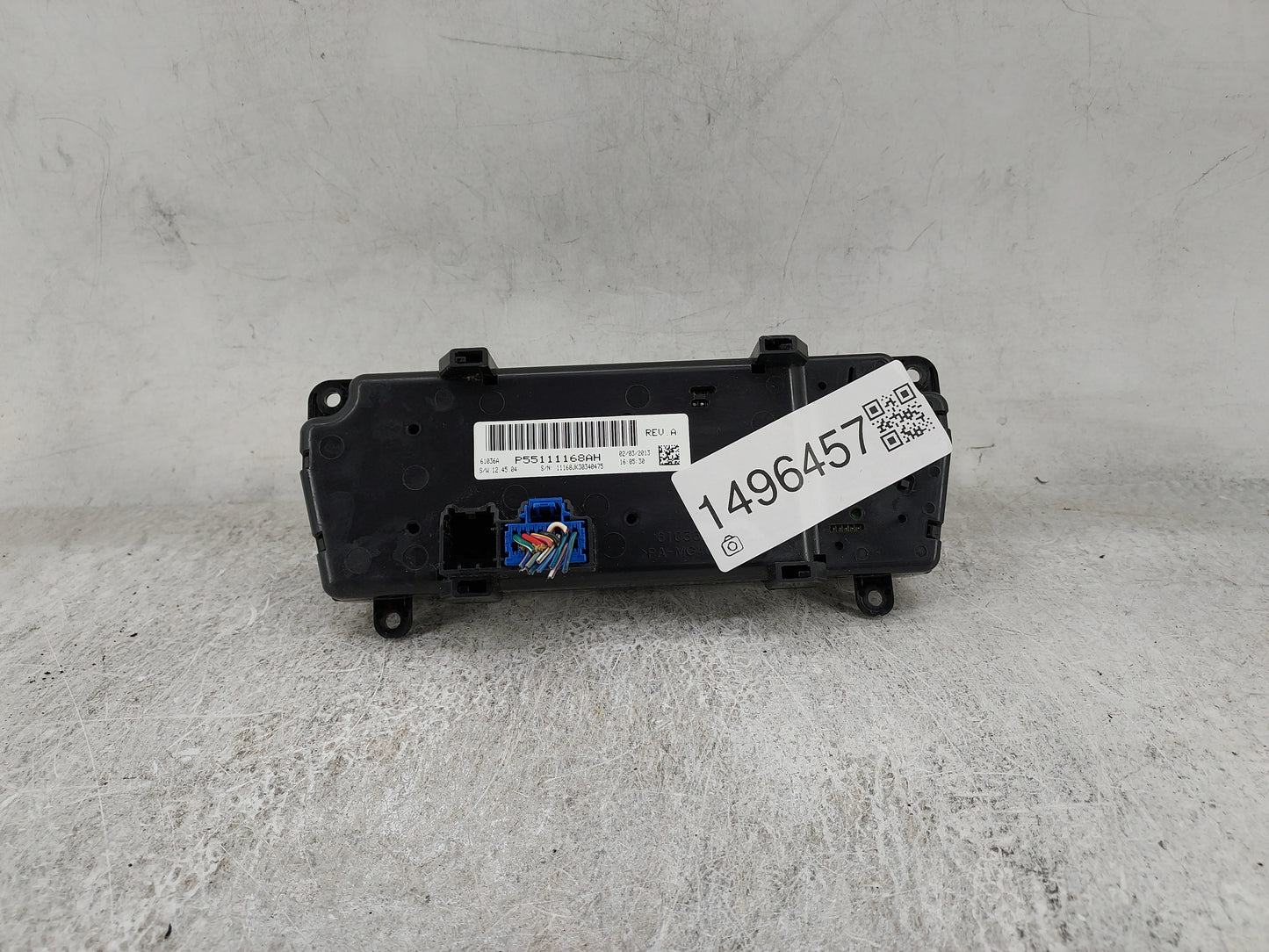2011-2013 Jeep Wrangler Climate Control Module Temperature AC/Heater Replacement P/N:P55111168AH Fits Fits 2011 2012 2013 OE