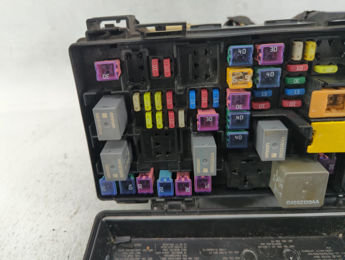 Jeep Wrangler Chassis Control Module Ccm Bcm Body Control - Oemusedautoparts1.com