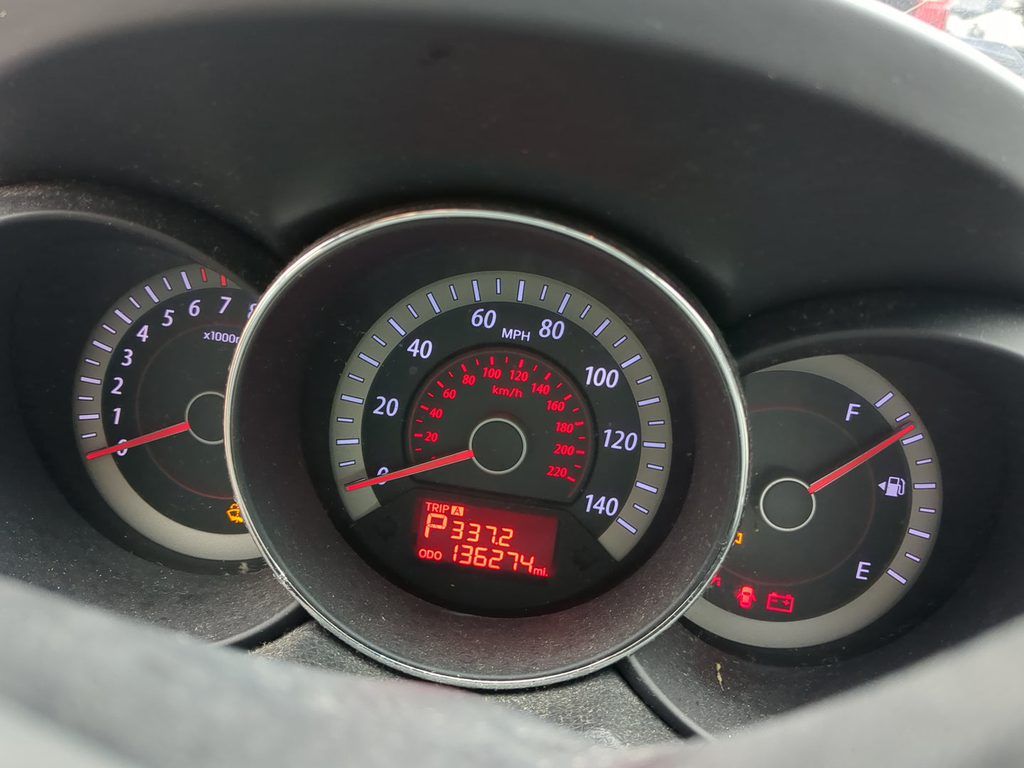 2013 Kia Forte Instrument Cluster Speedometer Gauges Fits OEM Used Auto Parts - Oemusedautoparts1.com
