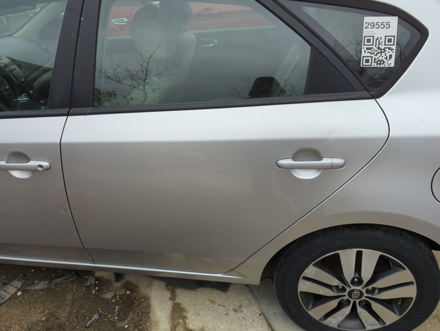 2011-2013 Kia Forte Driver Rear Door Oem - Oemusedautoparts1.com